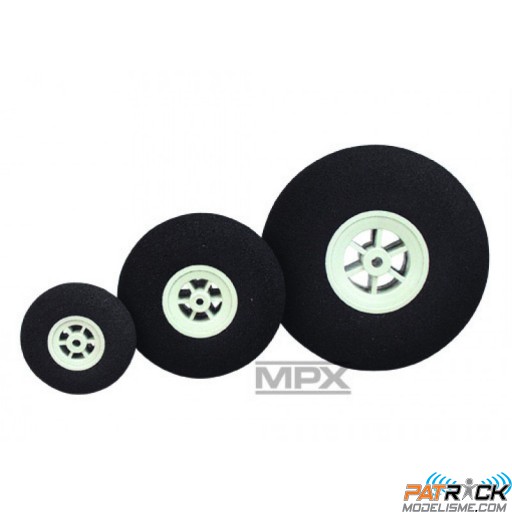 Roue avion mousse 26mm (paire)
