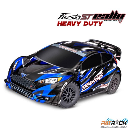 Traxxas Ford Fiesta ST RALLY BL-2S Bleu 1/10 Sans accu/chargeur