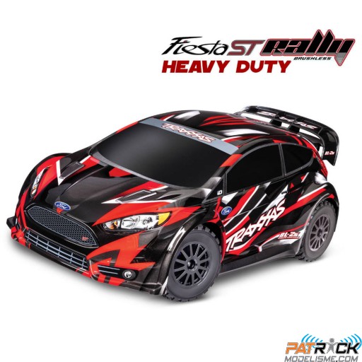 Traxxas Ford Fiesta ST RALLY BL-2S Rouge 1/10 Sans accu/chargeur SUR-COMMANDE