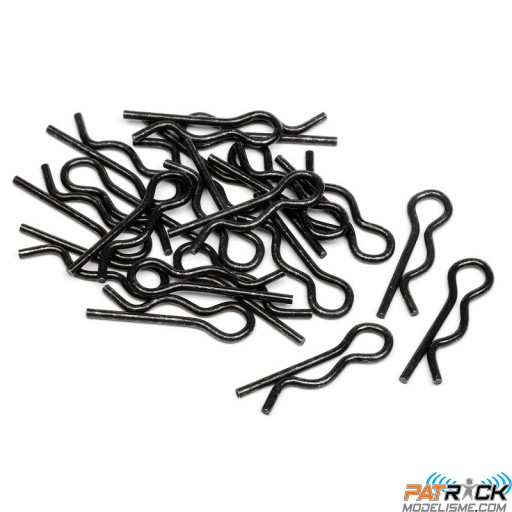 Clips de carrosserie 6mm moyen 20 pièce(s) noir – 1/8-10ème