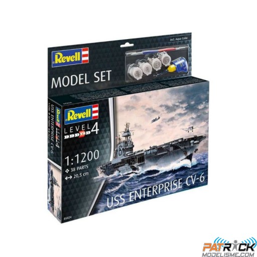 1/1200e Revell Model Set USS Enterprise CV-6