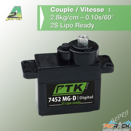 Servo Pro Tronik 7452 MG-D 2,8kg/ 0,11s/ Métal HV