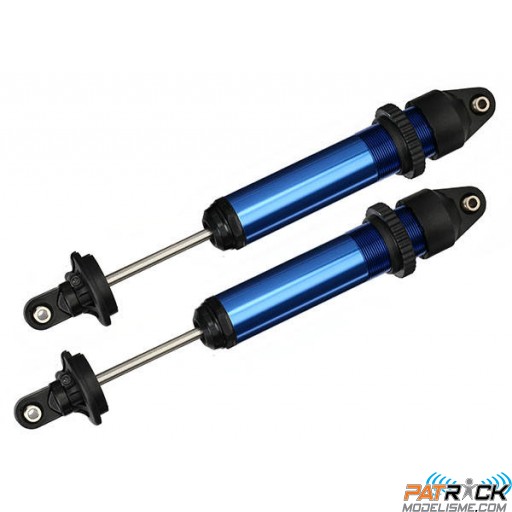 Amortisseurs assemblés GTX alu bleu sans ressort (2)  - X-MAXX