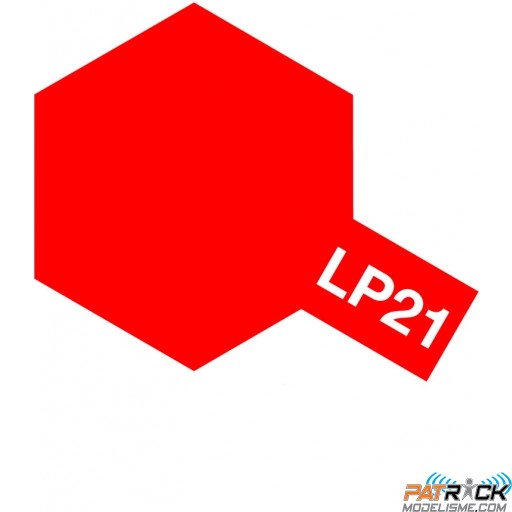 Pot de peinture laquée Tamiya LP-21 rouge italien 10ml