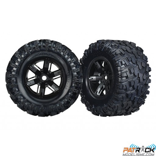 ROUES ARRIERE/AVANT MONTEES COLLEES X-MAXX (2) 7772