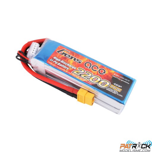 Accu LiPo GENS ACE 2200mAh 4S 14.8V 25C XT60