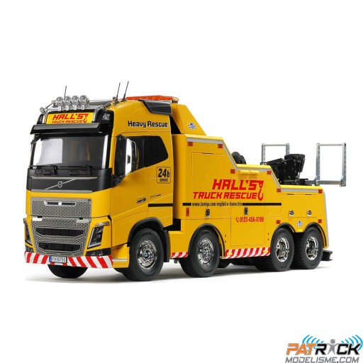 Tamiya Dépanneur Lourd Rc Volvo Fh16 Globetrotter 750 8X4 - 1/14e Kit à monter SUR-COMMANDE