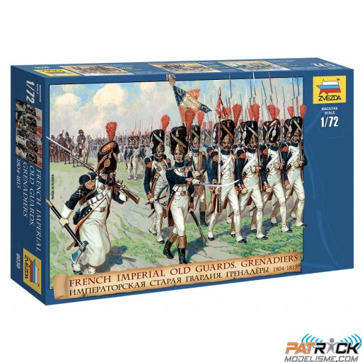 1/72e Zvezda Vieille Garde Impériale Napoléonienne Française 1804-1815