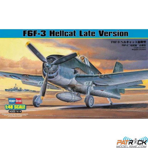 1/48e Hobby boss F6F-3 Hellcat Late Version