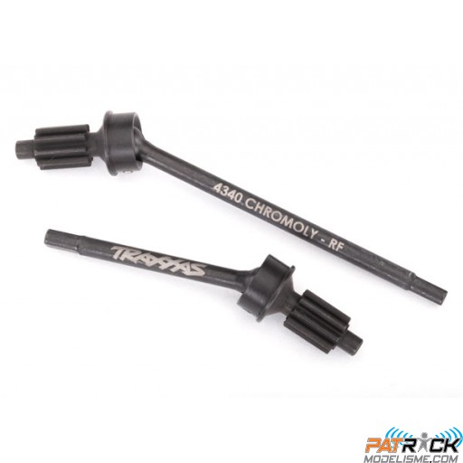 AXES ESSIEU AVANT RENFORCE GAUCHE ET DROIT + AXE DE TRANSMISSION TRX-4