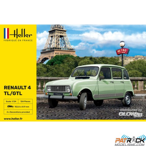1/24e Heller Renault 4L GTL