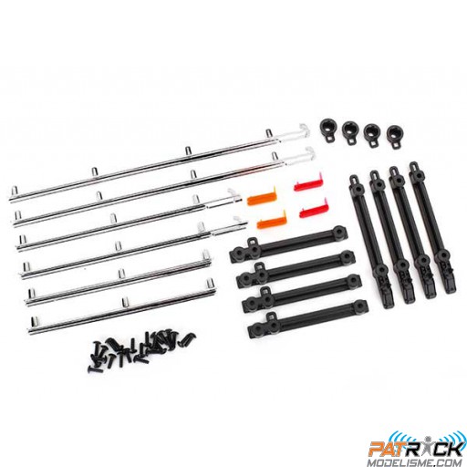 Garnitures latérales chromées gauche et droite, fixations, lentilles led pour Ford Bronco - TRX-4