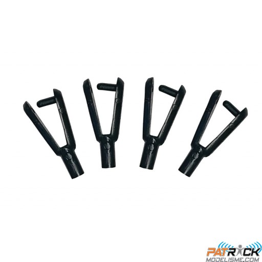 Chapes métriques pour tiges filetées de 1,3 à 1,4mm (4PCS)