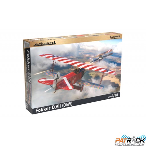 1/48e Eduard Fokker D. VII (OAW) Profipack
