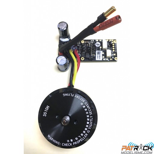 Moteur+ESC 3510H CW M2,M4 Vis NOIRE DJI Inspire 1 pro/V2.0