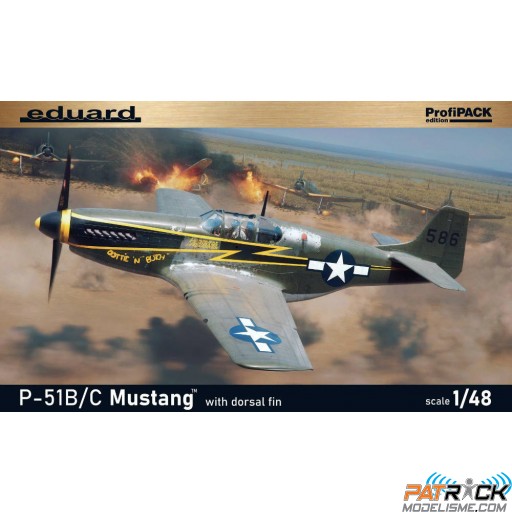 1/48e Eduard P-51B/C Mustang w/ dorsal fin