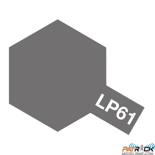Pot de peinture laquée Tamiya LP-61 Gris Métal 10ml