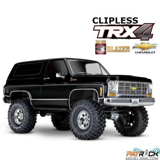 Traxxas TRX-4 K5 BLAZER 1979 Clipless Noir 1/10e SUR-COMMANDE