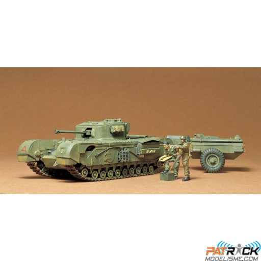 1/35e Tamiya Churchill Crocodile & Remorque