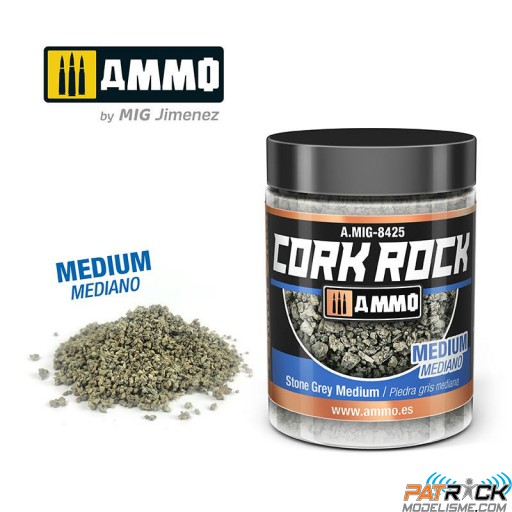 Terraform Cork Rock Stone Grey Medium 100ml