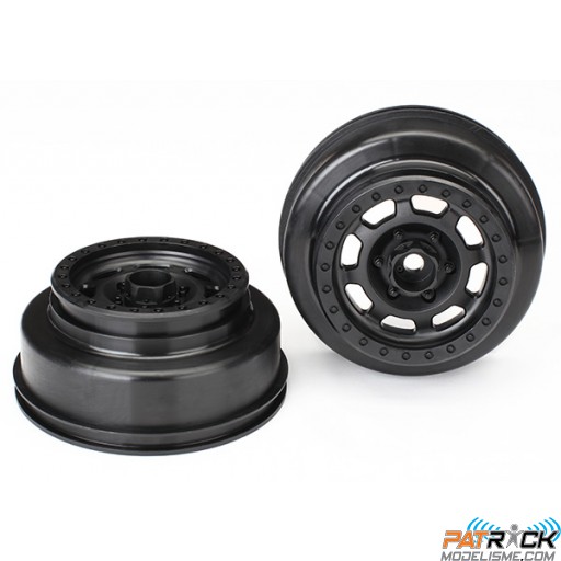 Jantes desert racer noires (paire) Traxxas UDR