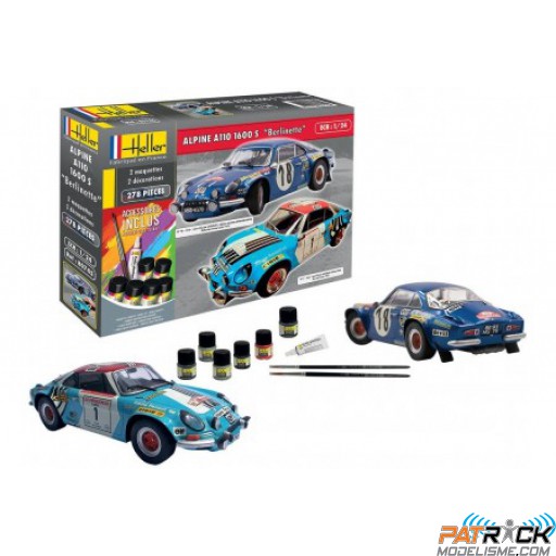 1/24e HELLER Coffret de 2 Alpine A110+1600S "Berlinette" 