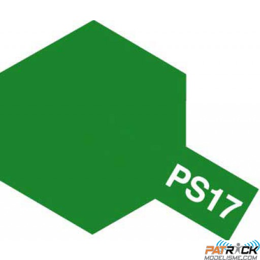 Bombe Lexan Tamiya PS-17 vert métallisé