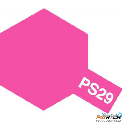 Bombe Lexan Tamiya PS-29 Rose fluo