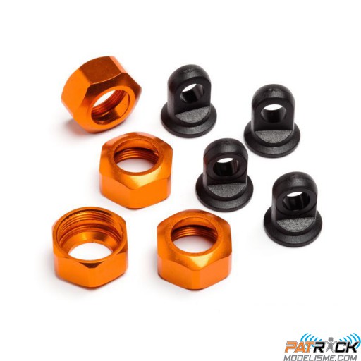 BOUCHONS AMORTISSEUR ORANGE S4 TROPHY