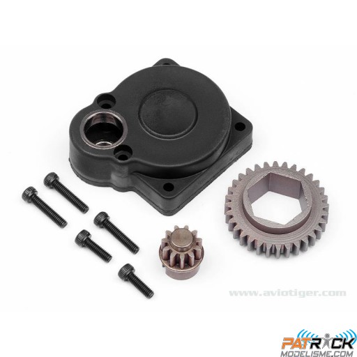 Boitier de rotostart avec pignons complet – NITRO STAR série Hexa 14mm