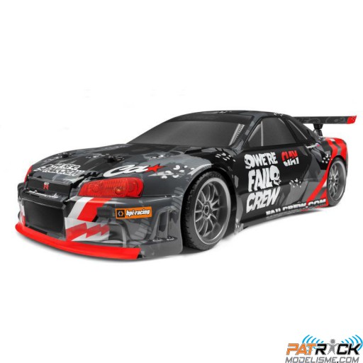 HPI E10 DRIFT 4WD NISSAN DRIFT SKYLINE R34 1/10e - Prêt à rouler