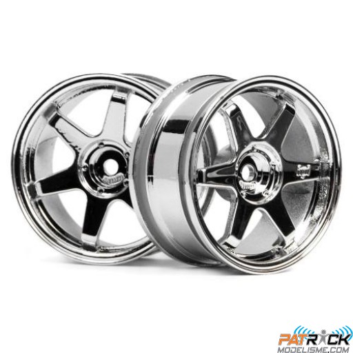 JANTES TE37 CHROME 26MM/3MM 1/10e piste