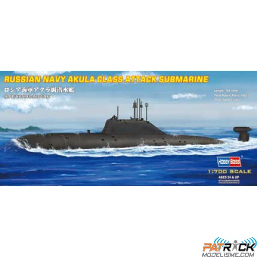 1/700e Hobby Boss Sous-marin navy Akula Rusian