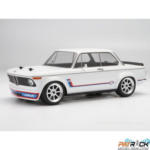 Carrosserie à peindre BMW 2002 TURBO "Cup racer" 1/10e