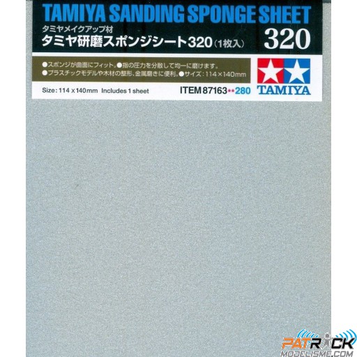 Tamiya Eponge abrasive 320