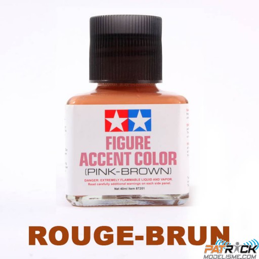 Tamiya Jus enamel Rouge-Brun 40ml (Peau-Chair)