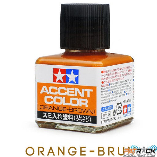 Tamiya Jus enamel Orange-Brun 40ml