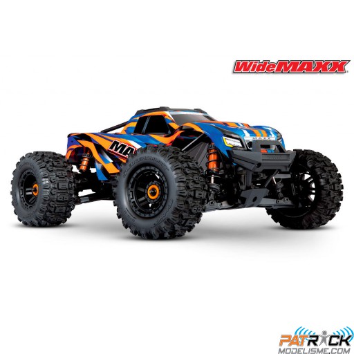 Traxxas MAXX 4S 4X4 WIDEMAXX Brushless ID TSM Orange