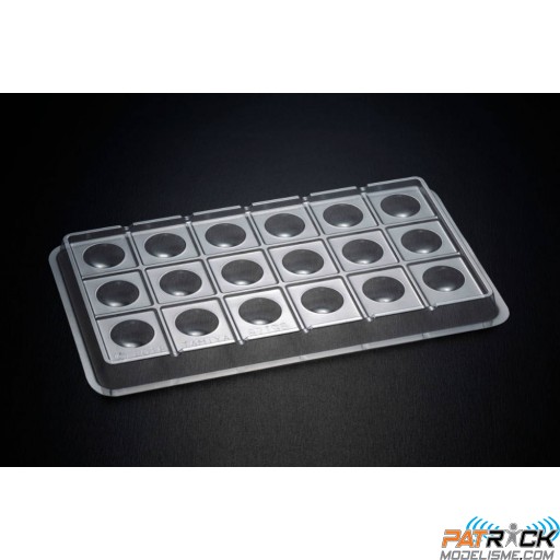 Palettes à peinture 18 compartiments (5 pcs)