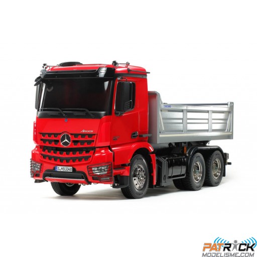 Tamiya Mercedes Benz Arocs 3348 6x4 rouge 1/14e Kit à monter SUR-COMMANDE