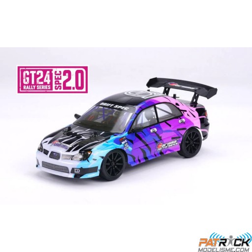 Carisma GT24 2.0 Subaru Impreza STI 2006 Drift Spec 2 brushless 1/24e Prête à rouler SUR-COMMANDE