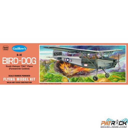 1/24e Guillow's 0-1E Cessna Bird-Dog Kit 460mm