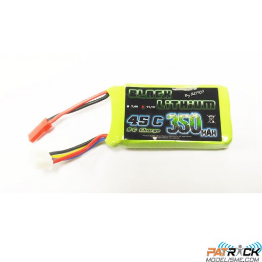 Accu LiPo Black Lithium 350 mAh 3S 45C Bec
