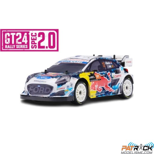 Carisma GT24 2.0 M-SPORT 2024 PUMA HYBRID Rally brushless 1/24e Prête à rouler SUR-COMMANDE