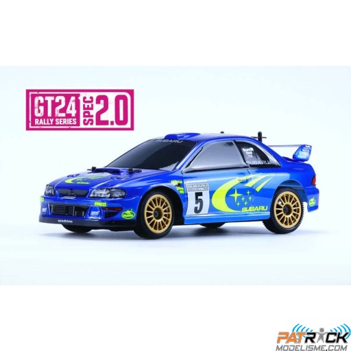 Carisma GT24 2.0 Subaru WRC 1999 Rally brushless 1/24e Prête à rouler