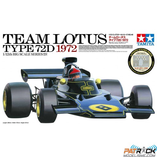 1/12e Tamiya Team Lotus Type 72D 1972 SUR-COMMANDE