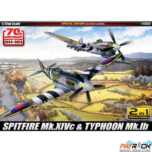 1/72e Academy Spitfire + Typhoon Combo