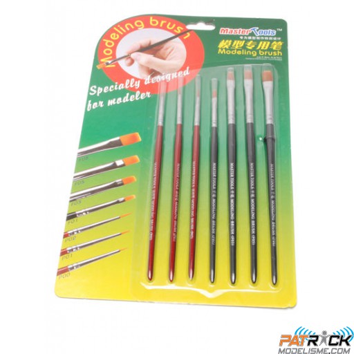 Jeu de 7 Pinceaux Master Tools maquette