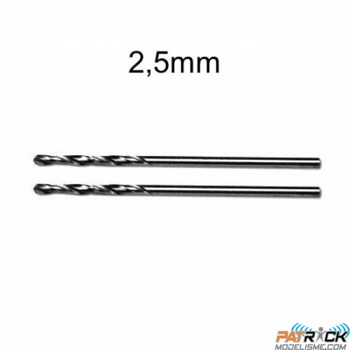 Forêt ø2,5mm (2 pcs)