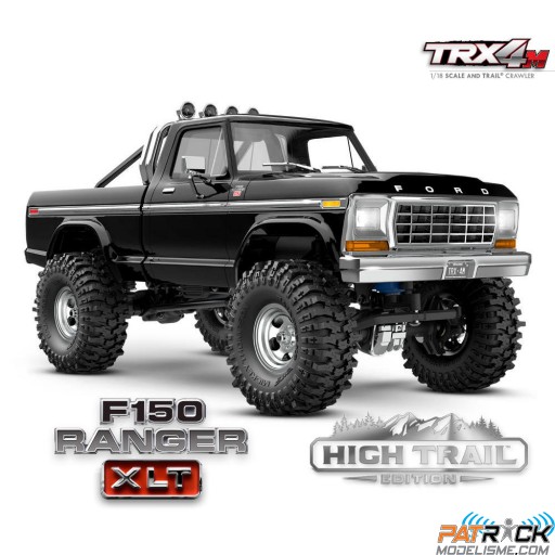 Traxxas TRX-4M F150 Ranger XLT 1/18e Noir - Prêt à rouler SUR-COMMANDE